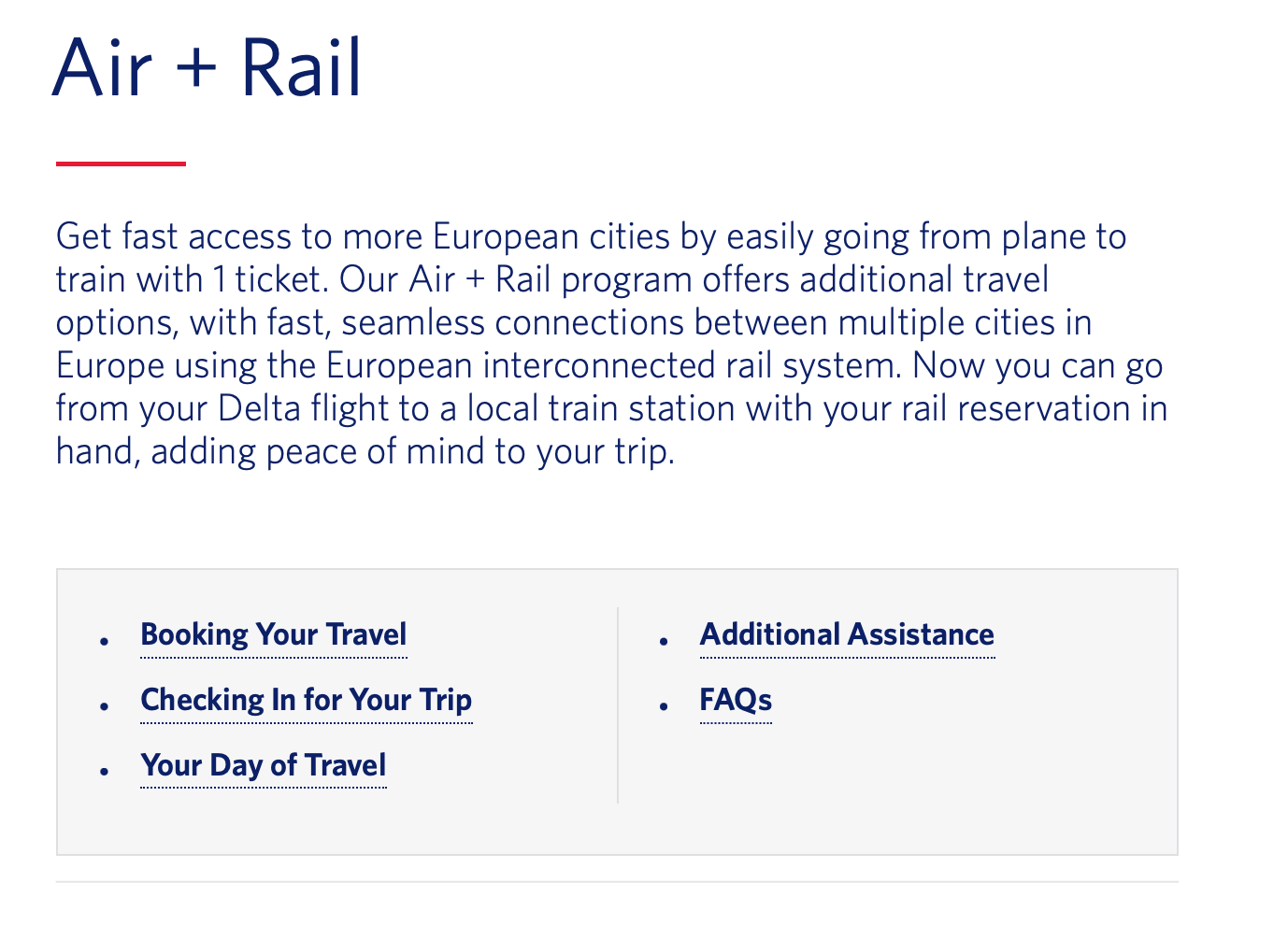 How To Book A Combined Plane And Train Ticket