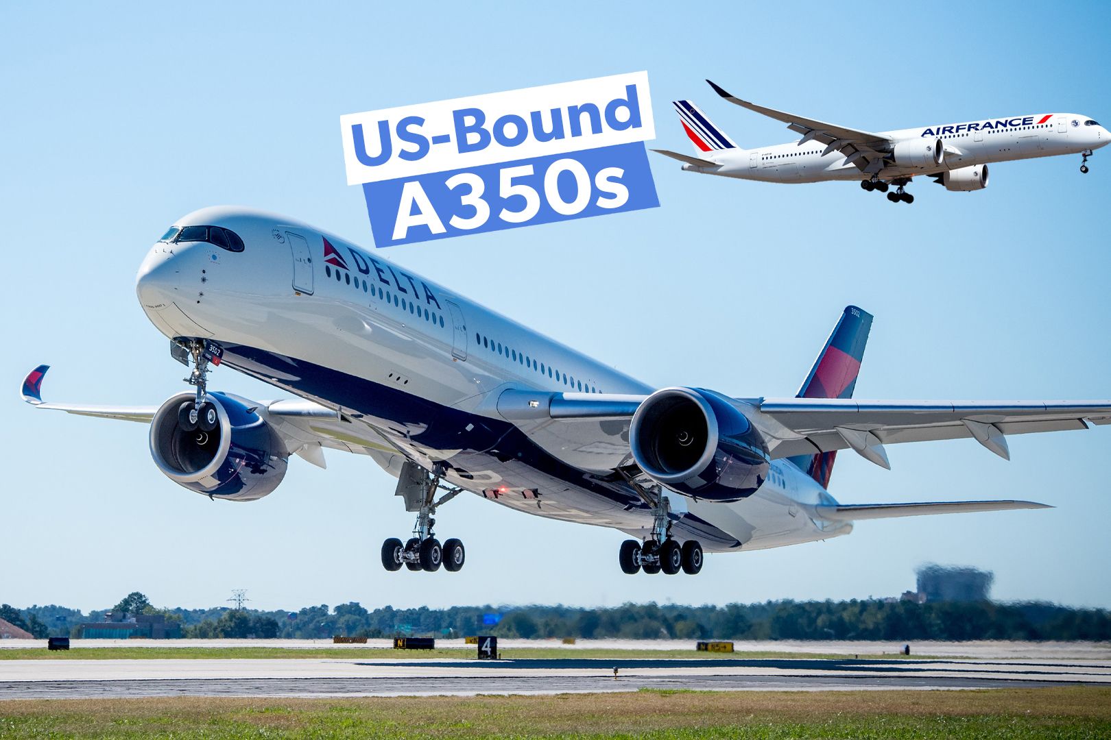 Top 5: These Airlines Are Operating The Most US-Bound International Flights With The Airbus A350 In 2024
