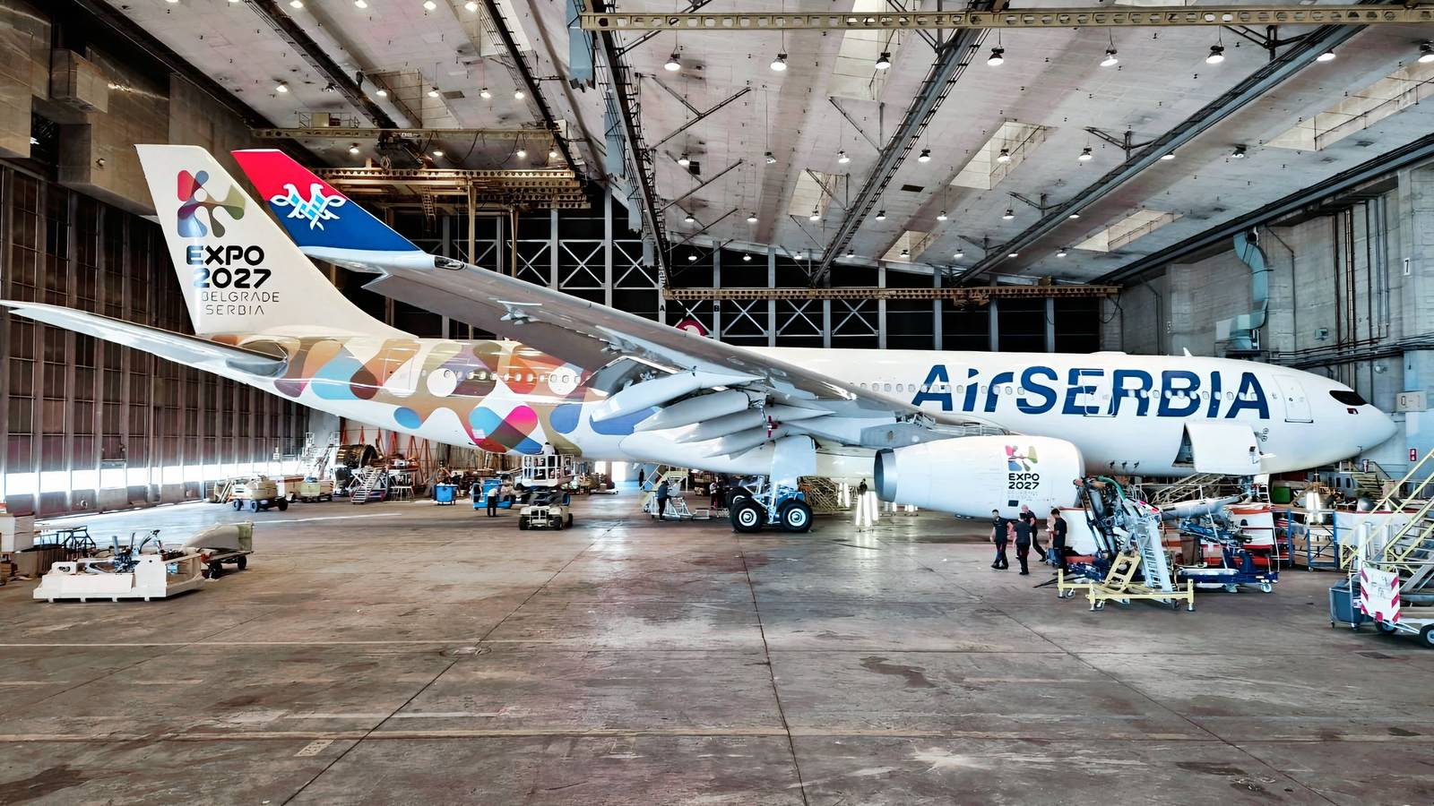 Chicago-Bound: Air Serbia Unveils Special EXPO 2027 Airbus A330-200