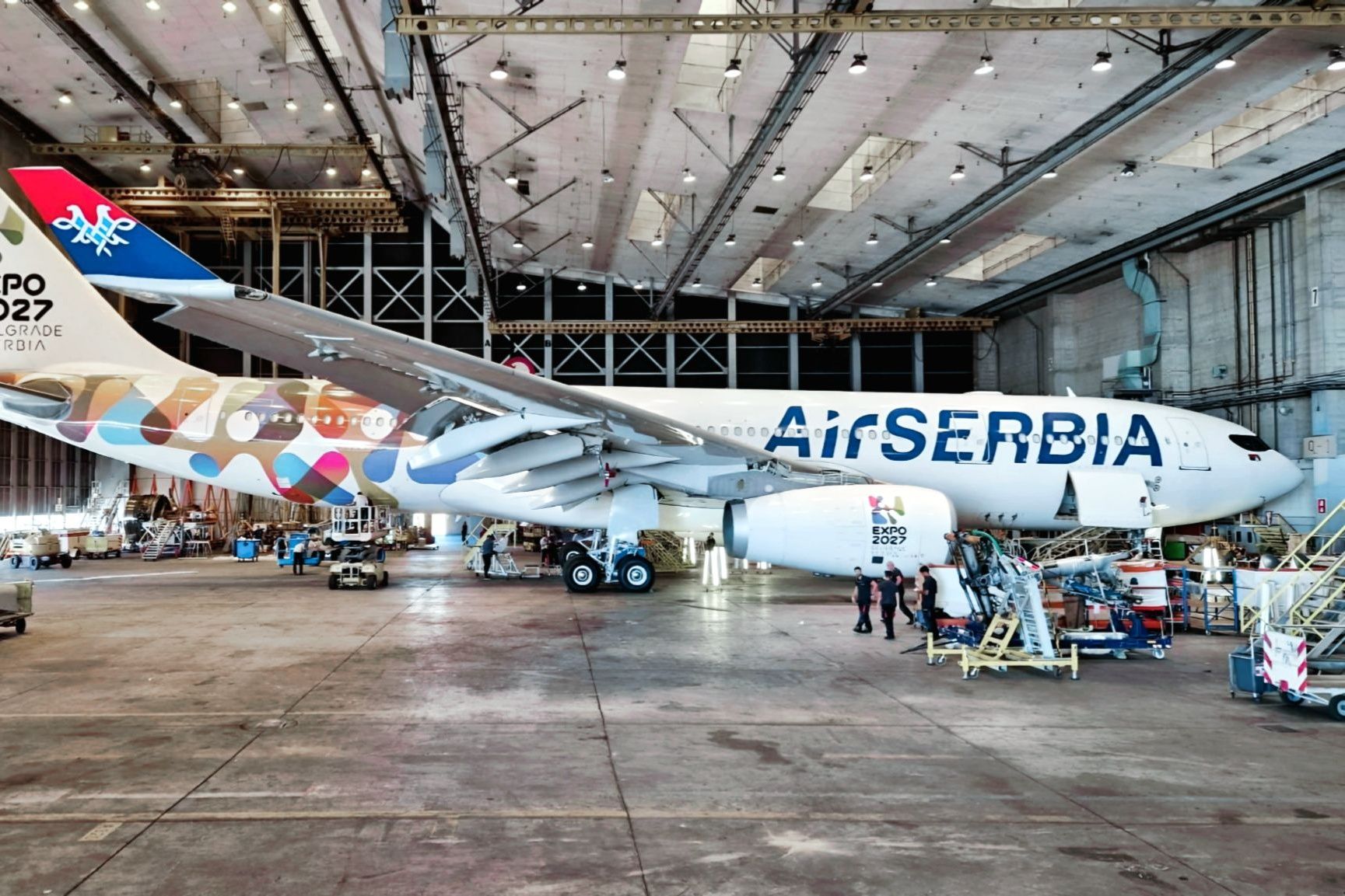 Chicago-Bound: Air Serbia Unveils Special EXPO 2027 Airbus A330-200