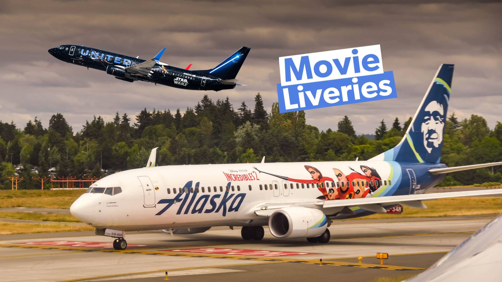 The Top 5 Movie-Themed Liveries At US Airlines