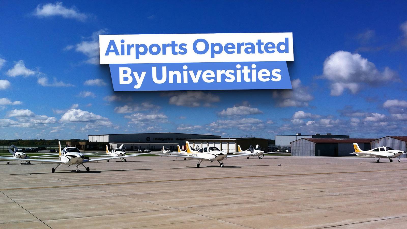 4 Airports Operated By Universities In The US