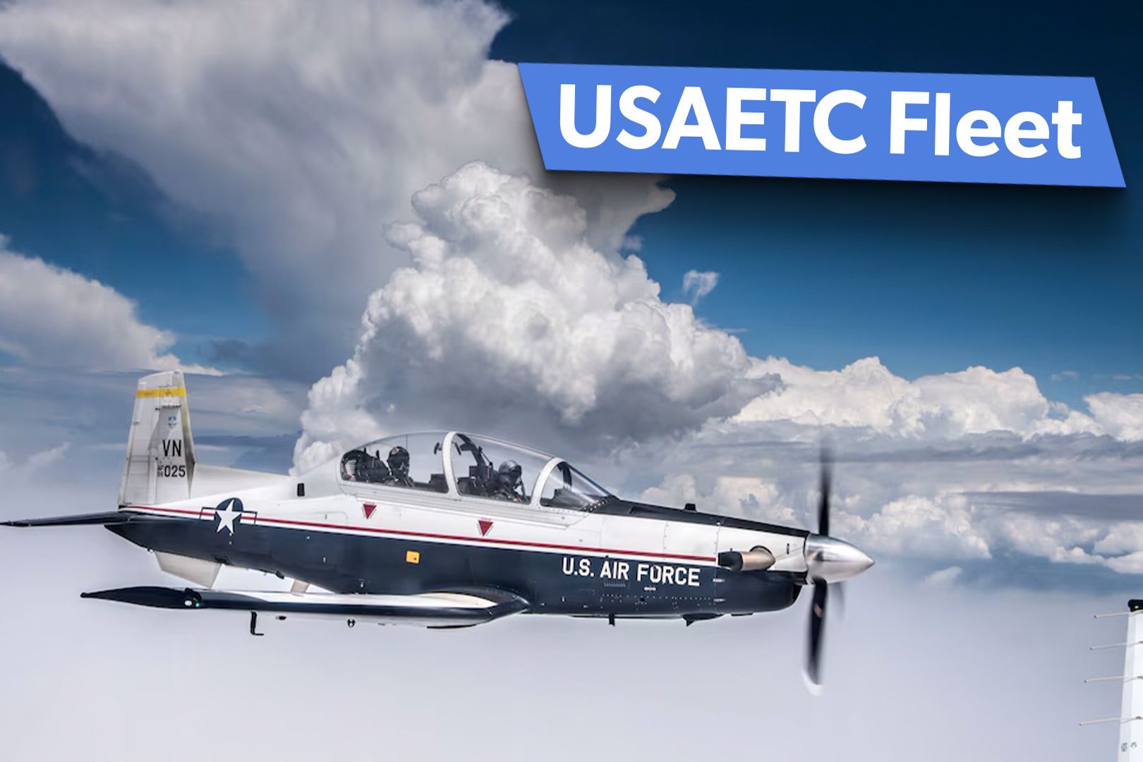 What Aircraft Are In The US Air Force Air Education & Training Command Fleet?