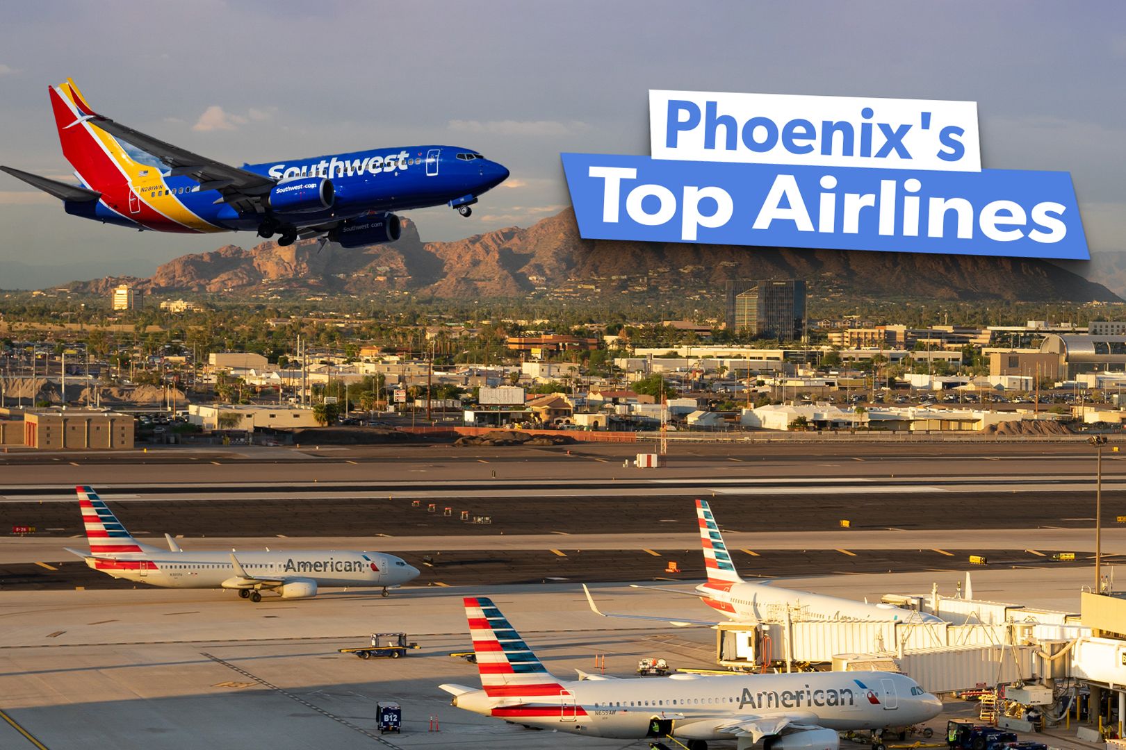 Bouncing Back: The Top Airlines & Routes At Phoenix Sky Harbor International Airport This Month