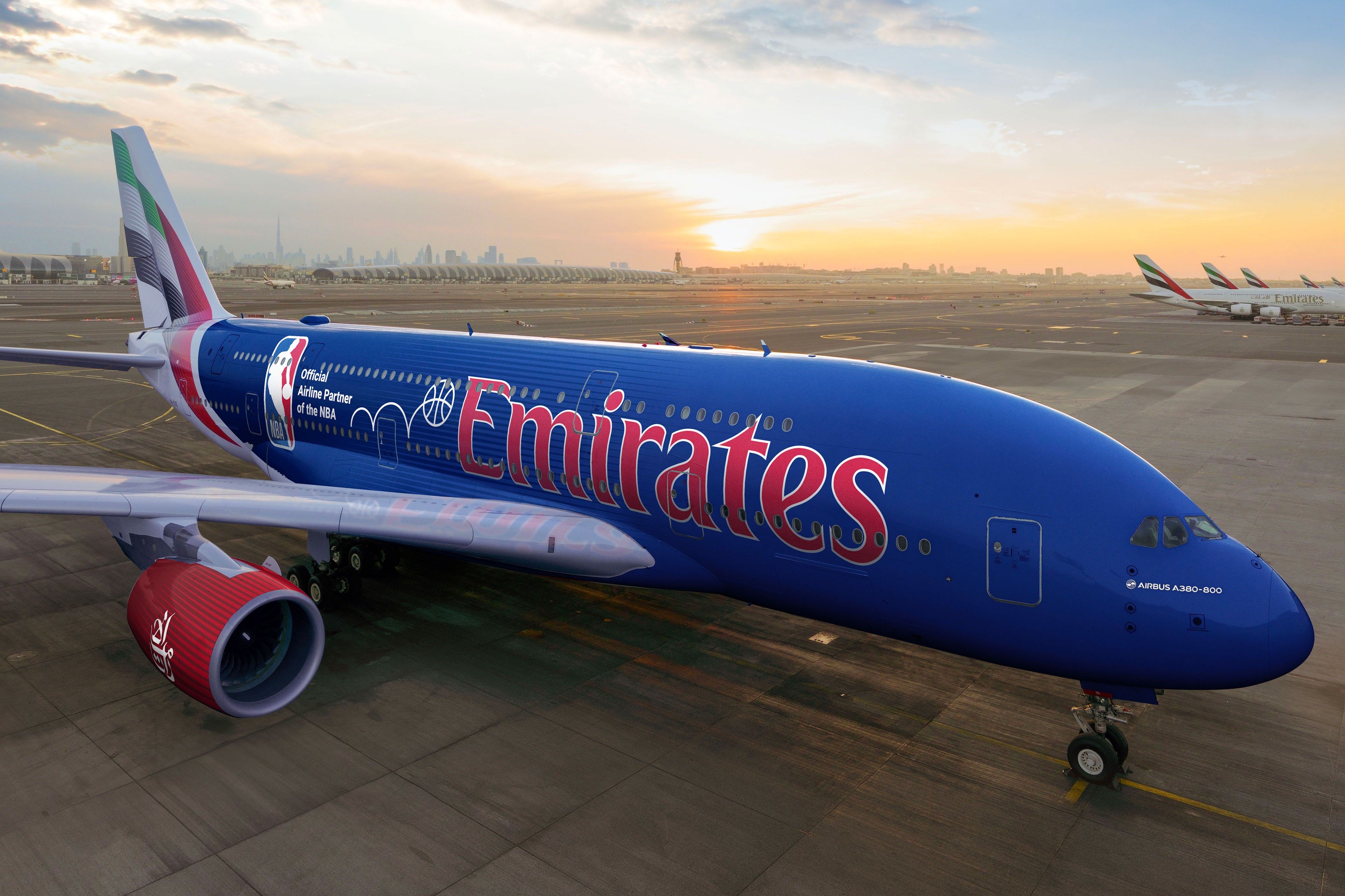 Emirates Reveals Bold New NBA Livery