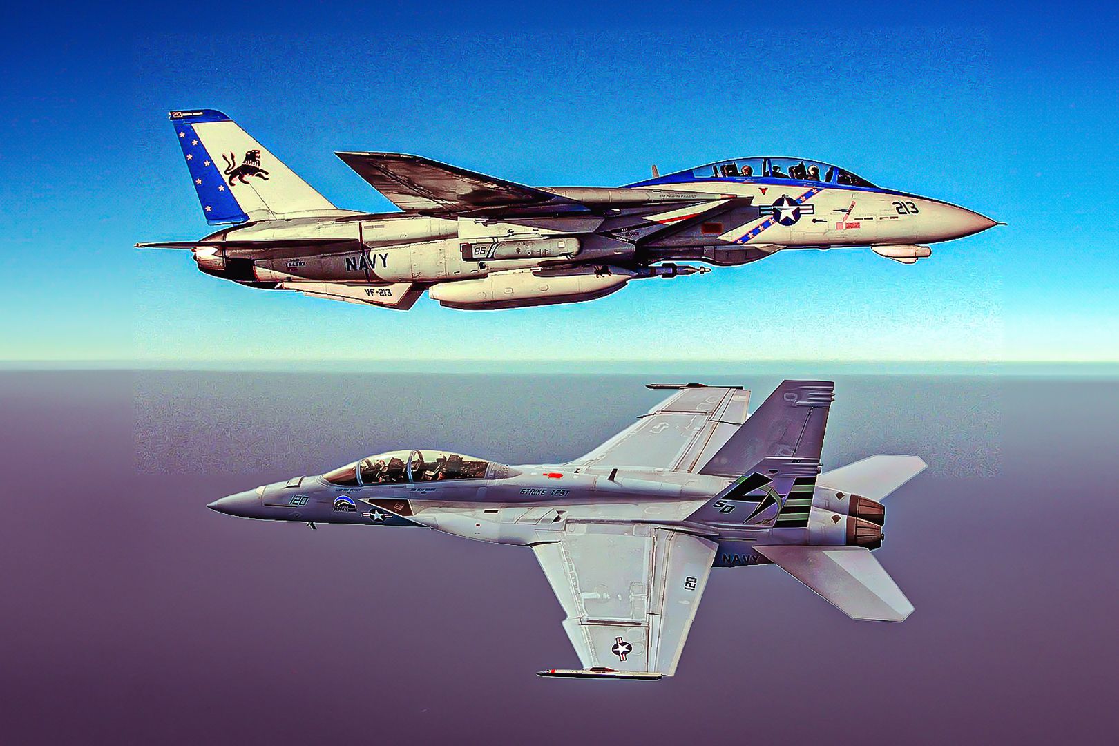 F-14 Tomcat Vs F/A-18 Super Hornet: US Navy Fighters Compared