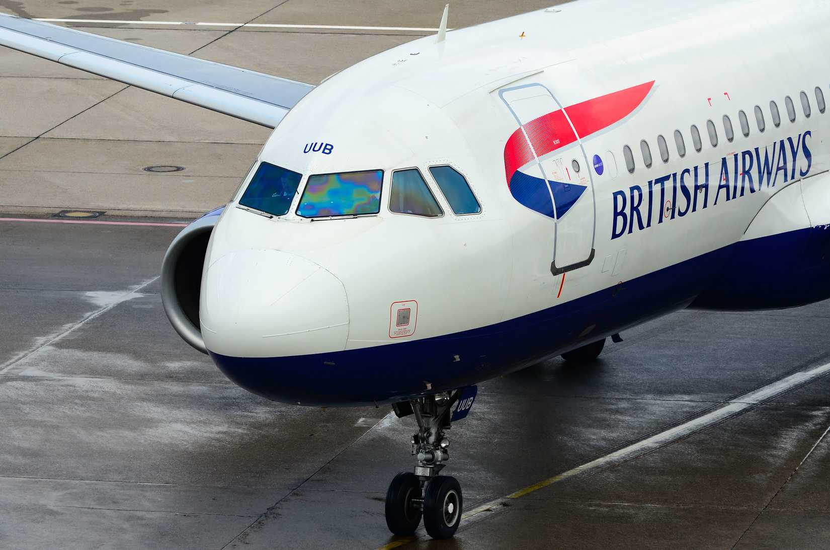 BA A320 taxiing
