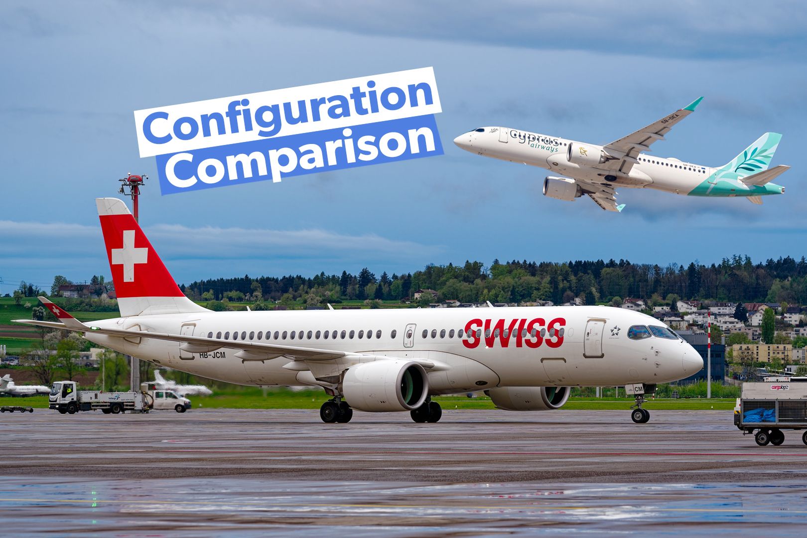 Side By Side Comparison: How Airbus A220 Operators Have Configured Their Jets