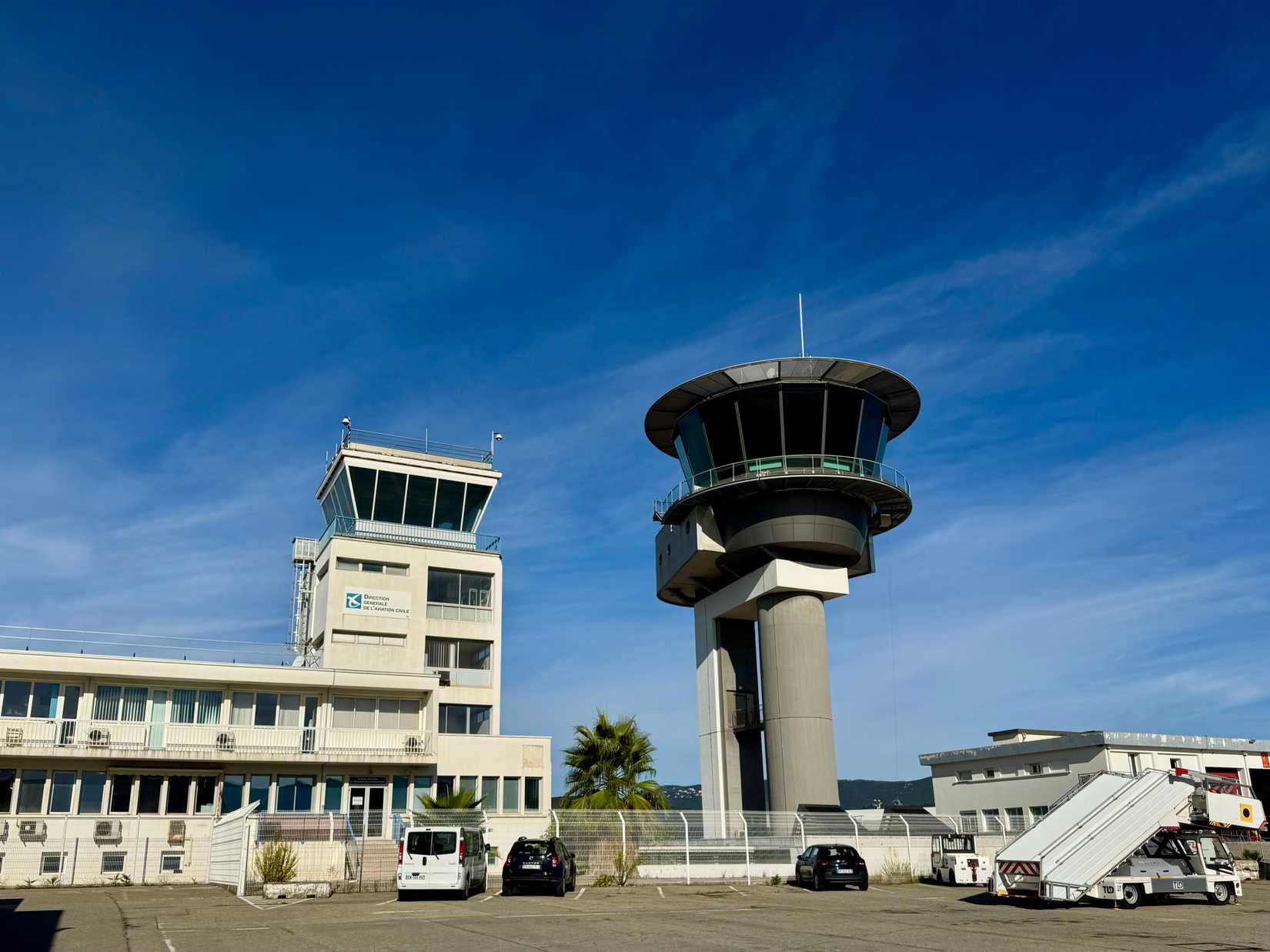THE CONTROL TOWER AT Ajaccio Napoleon Bonaparte Airport  (AJA)