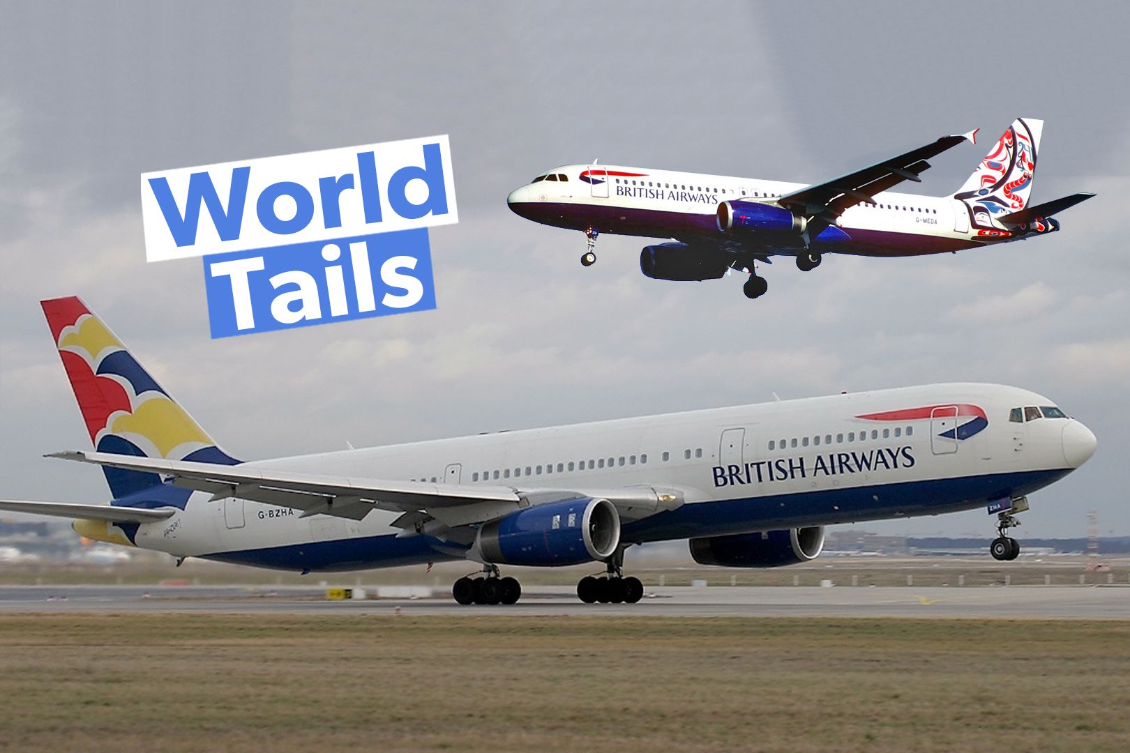 Throwback: Remembering British Airways' 'World Tails' Livery Scheme