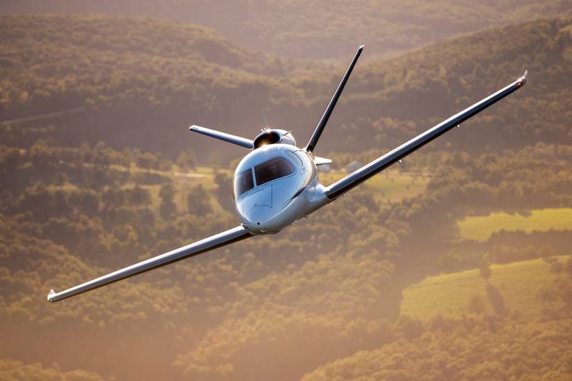 VIsion Jet in the Sunset