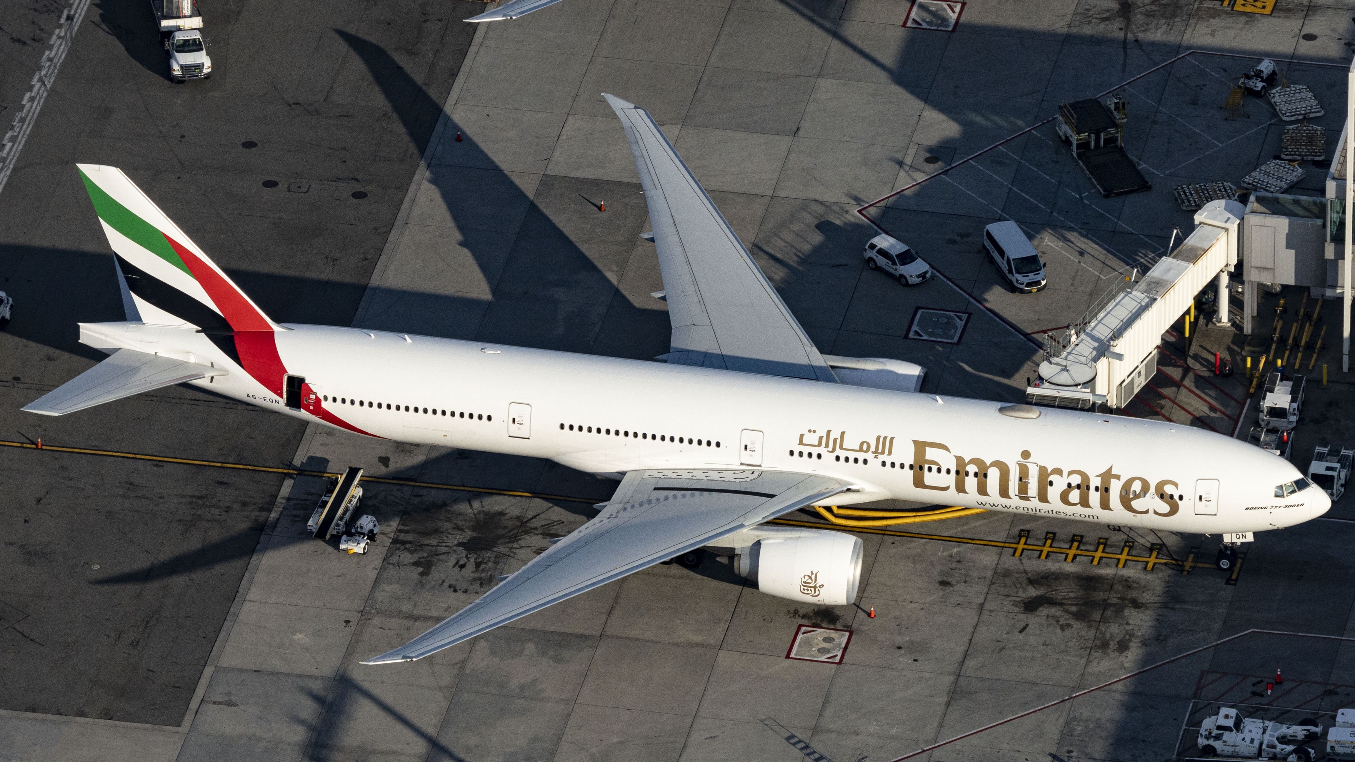 Emirates 777 Returns To Dubai After Being Stuck In Iran For Nearly A Month