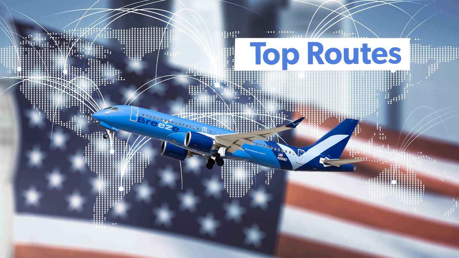 What Are Breeze Airways' Top Routes This November?
