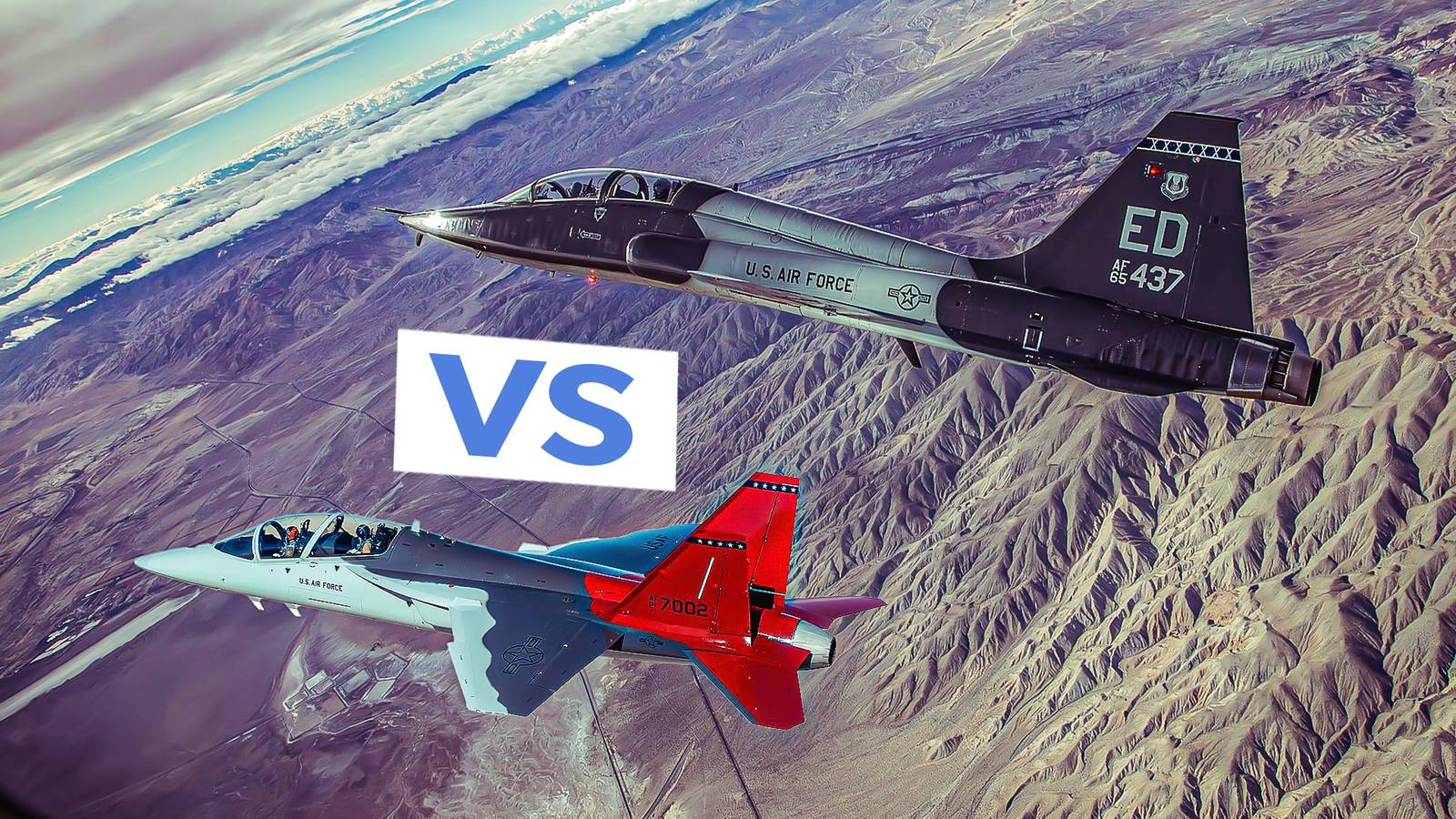 What Is The Difference Between The USAF's New T-7 Red Hawk Trainer & The T-38 Talon?