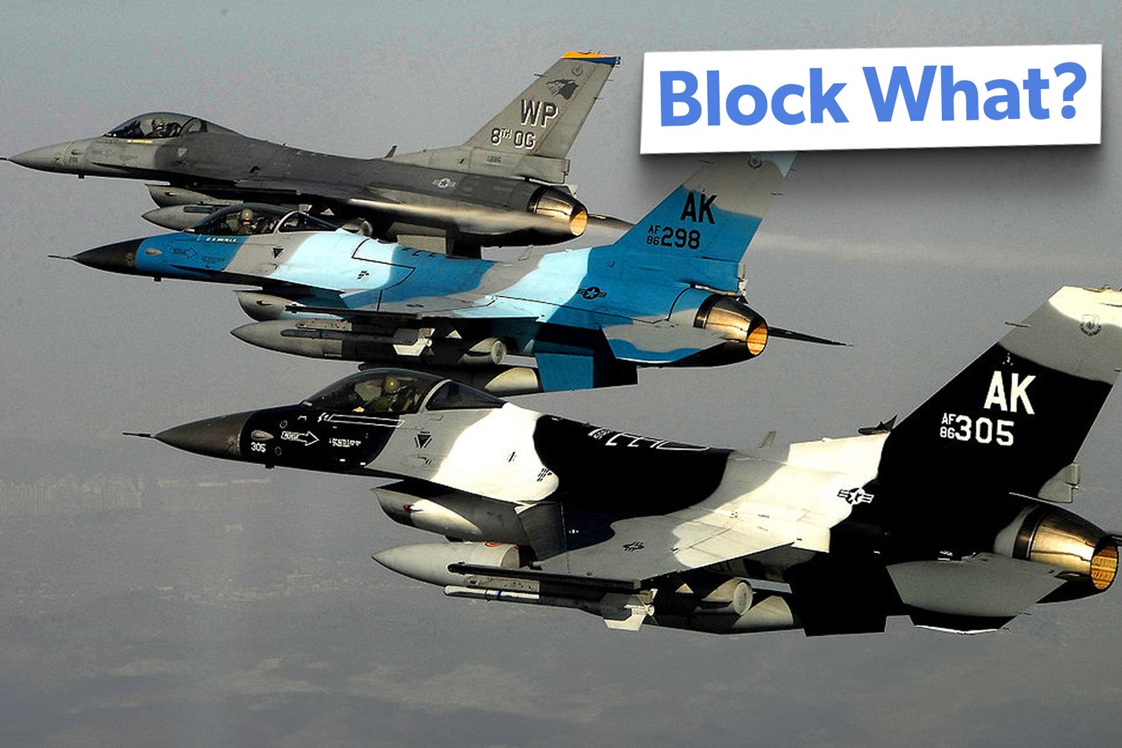 What Does "Block" Mean In US Military Aircraft Designation?