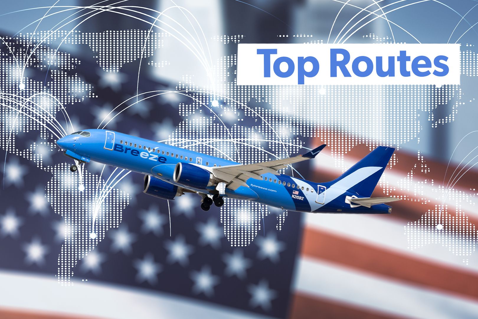 What Are Breeze Airways' Top Routes This November?