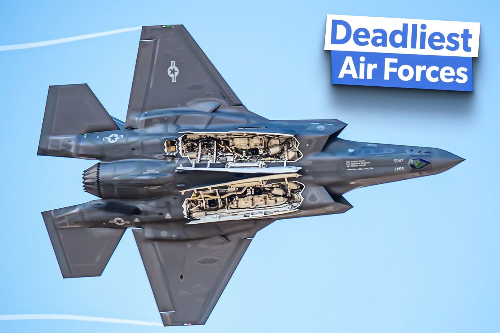 The 5 Deadliest Air Forces In The World Today