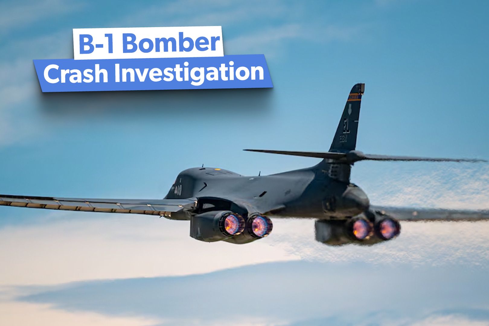 What Caused The B-1 Bomber Crash At Ellsworth Air Force Base?