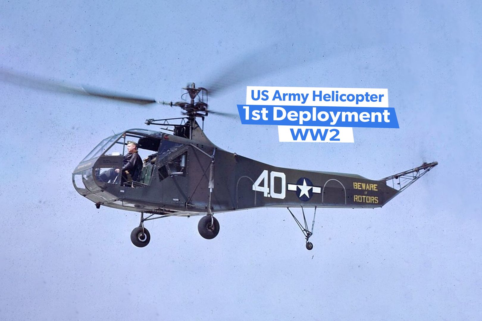 5 Fast Facts On The 1st US Army Helicopter Deployment In WW2