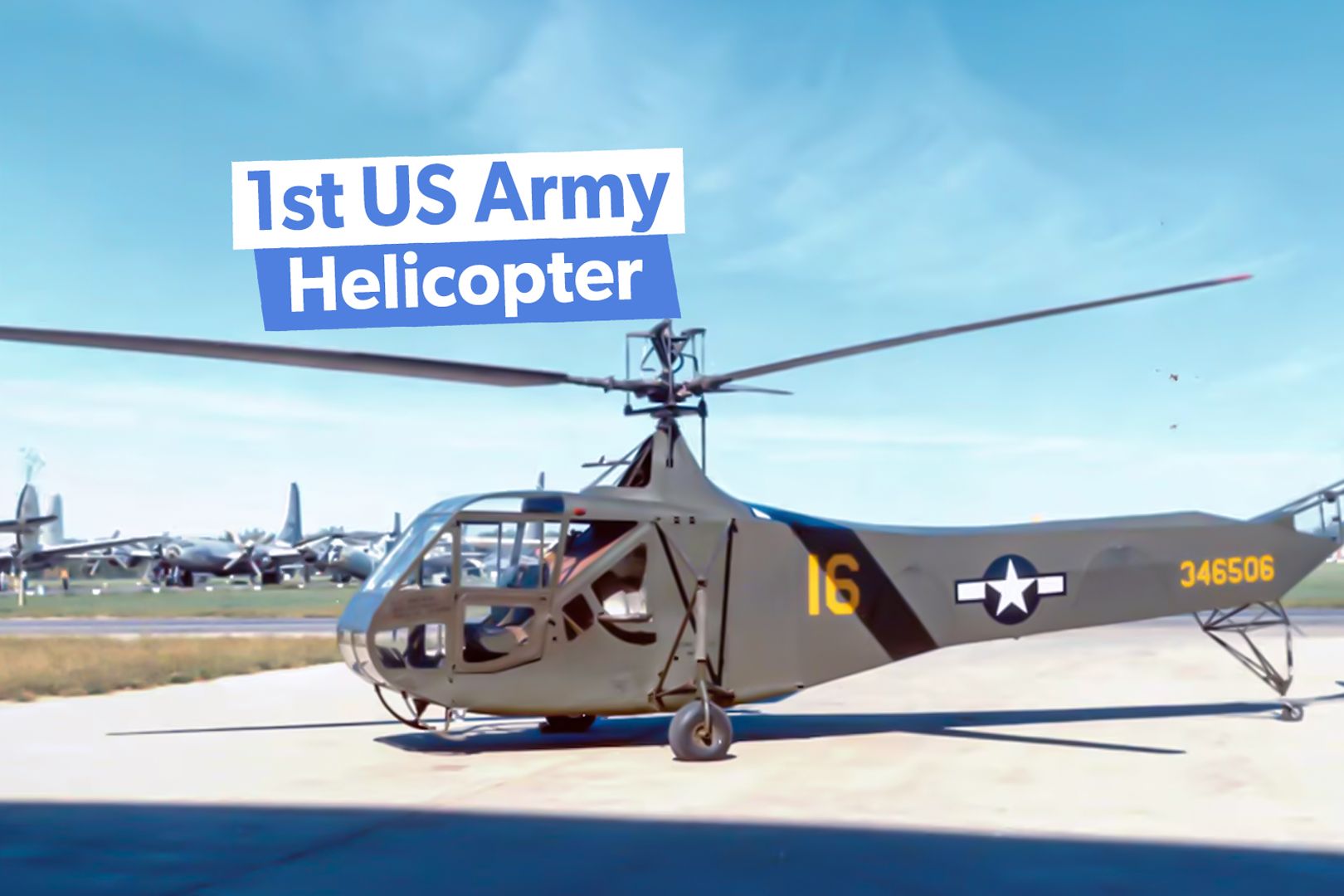 Sikorsky R-4B Hoverfly: The US Army Air Force's 1st Helicopter