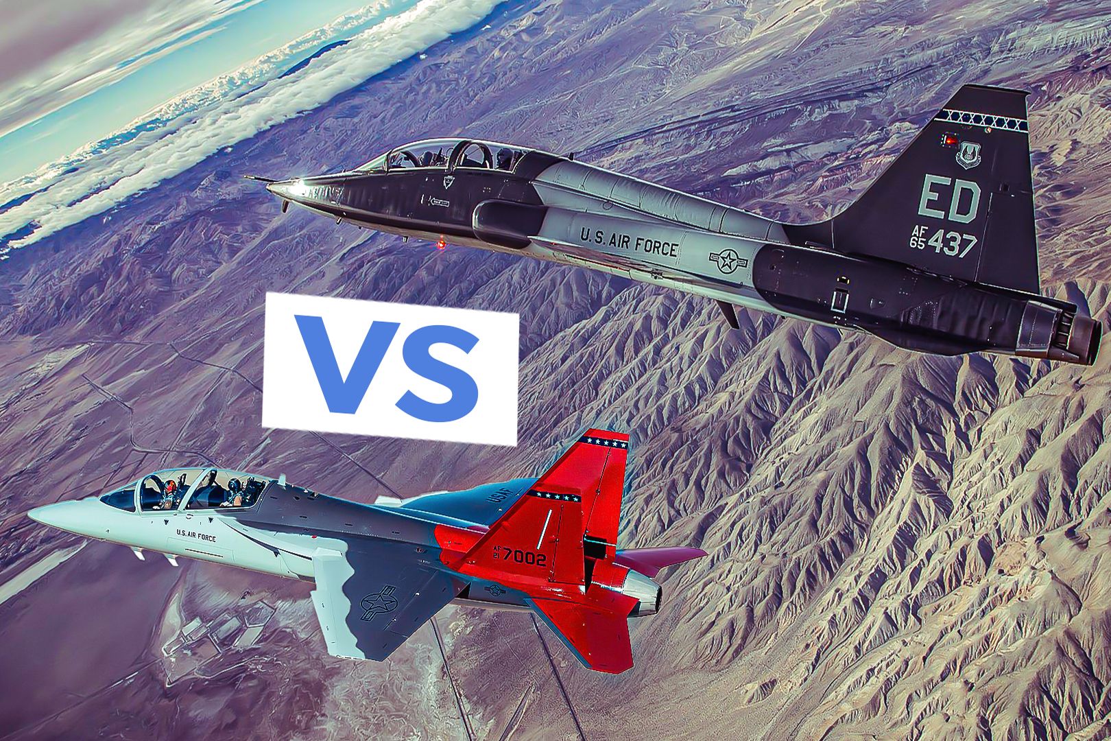 What Is The Difference Between The USAF's New T-7 Red Hawk Trainer & The T-38 Talon?
