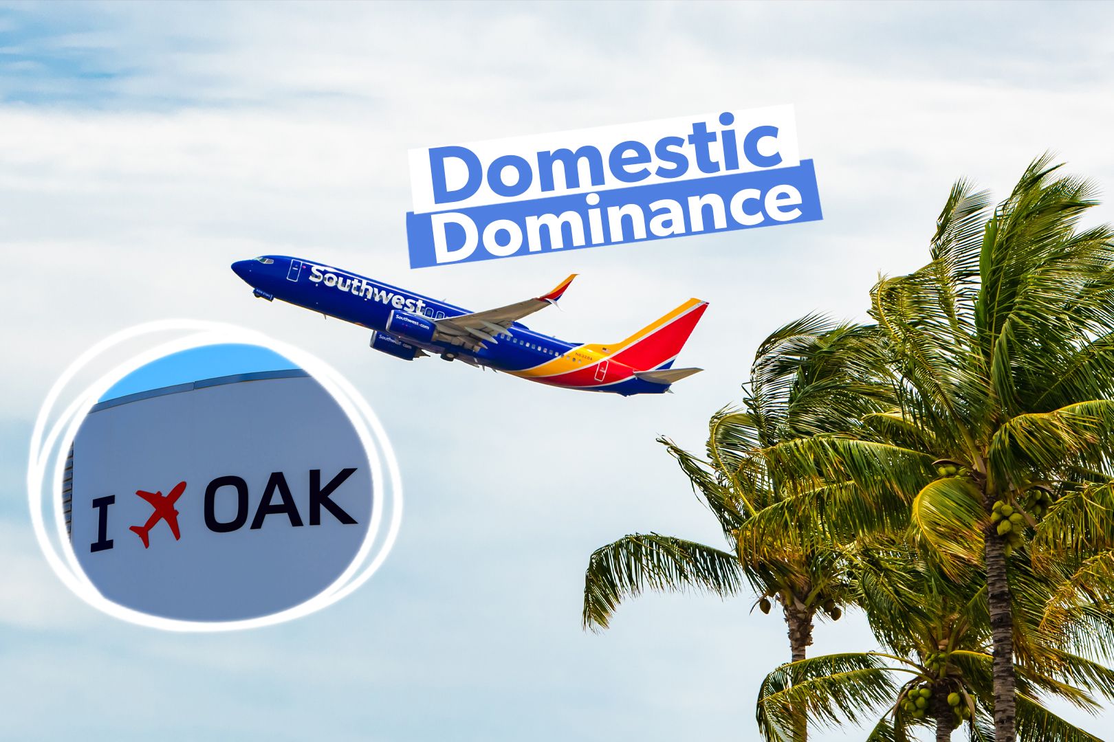 Domestic Dominance: Examining Southwest Airlines' Top 5 Internal Routes From Oakland By Seat Availability