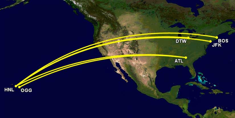 Delta New Flight Routes Delta Air Lines To Begin New Longest Domestic Route This Week