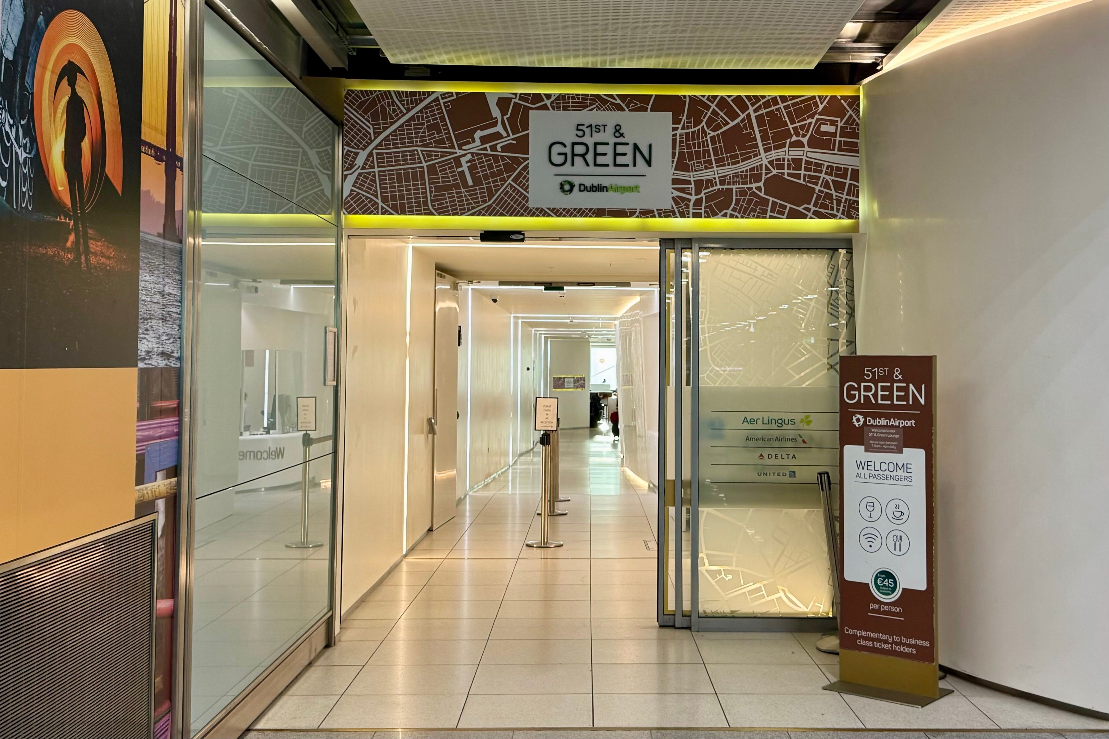 Lounge Review: 51st & Green At Dublin Airport