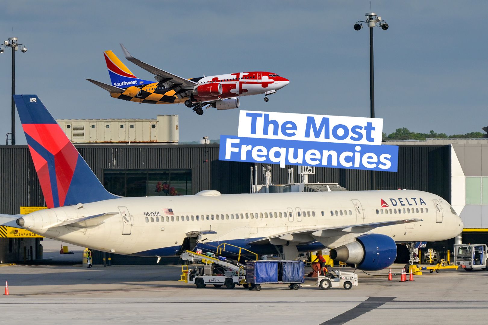 Analysis: Baltimore/Washington's Most Frequent Routes This Month