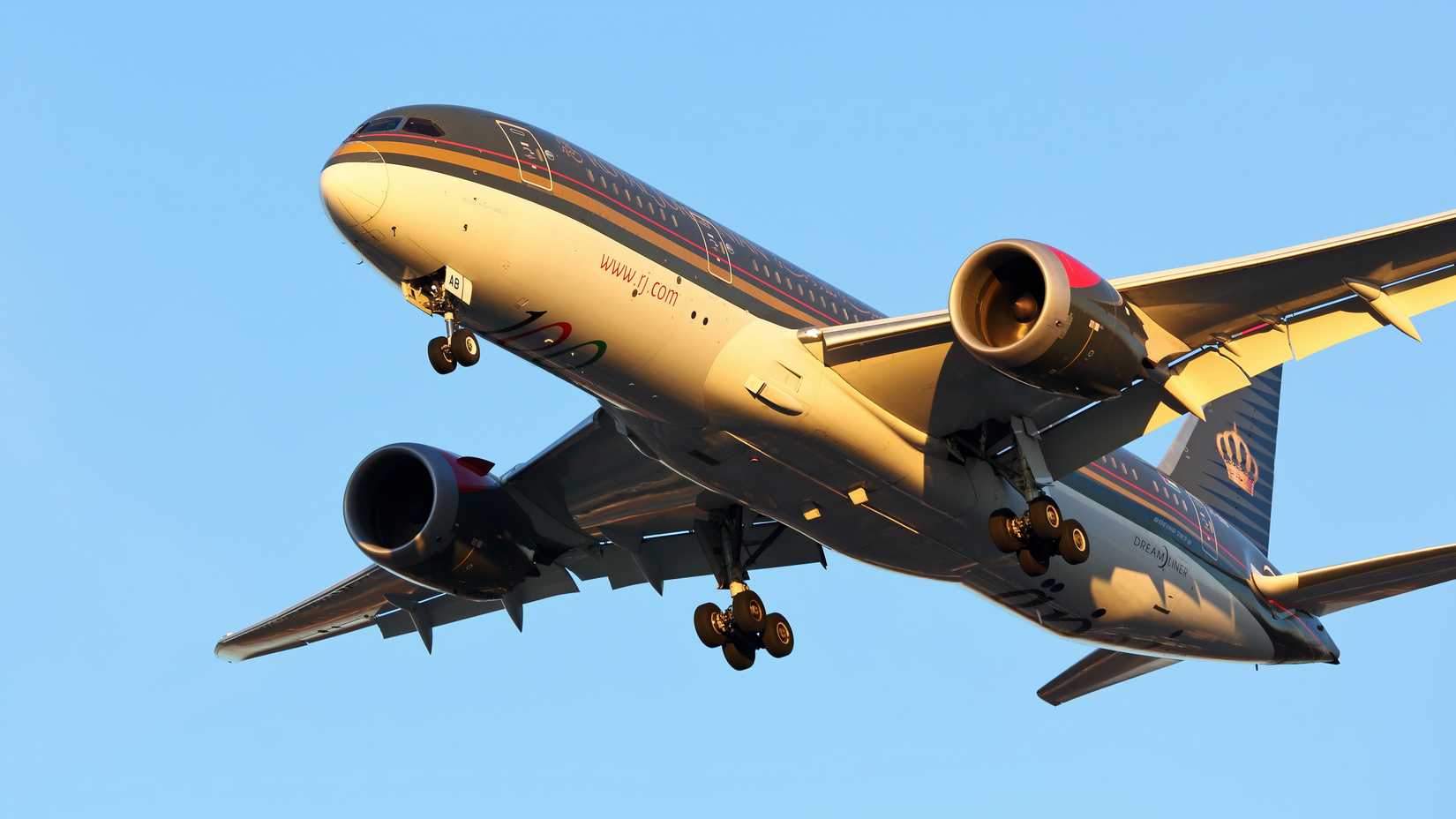 Royal Jordanian 787-8 final approach shutterstock_1031374825