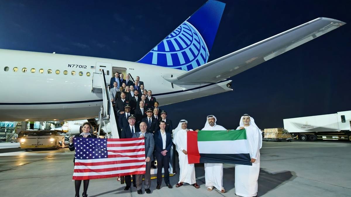 United Airlines' Newark To Dubai Boeing 777 Route Explored