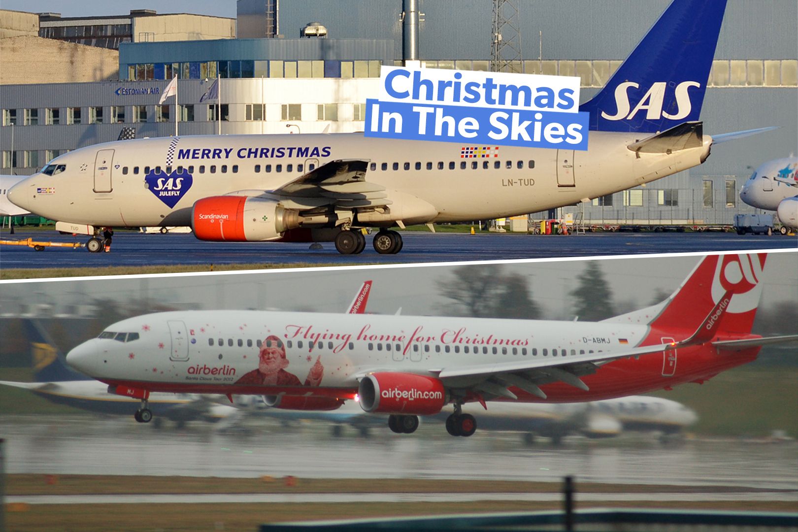 Which Airlines Have Painted Aircraft In Christmas-Themed Liveries Over The Years?