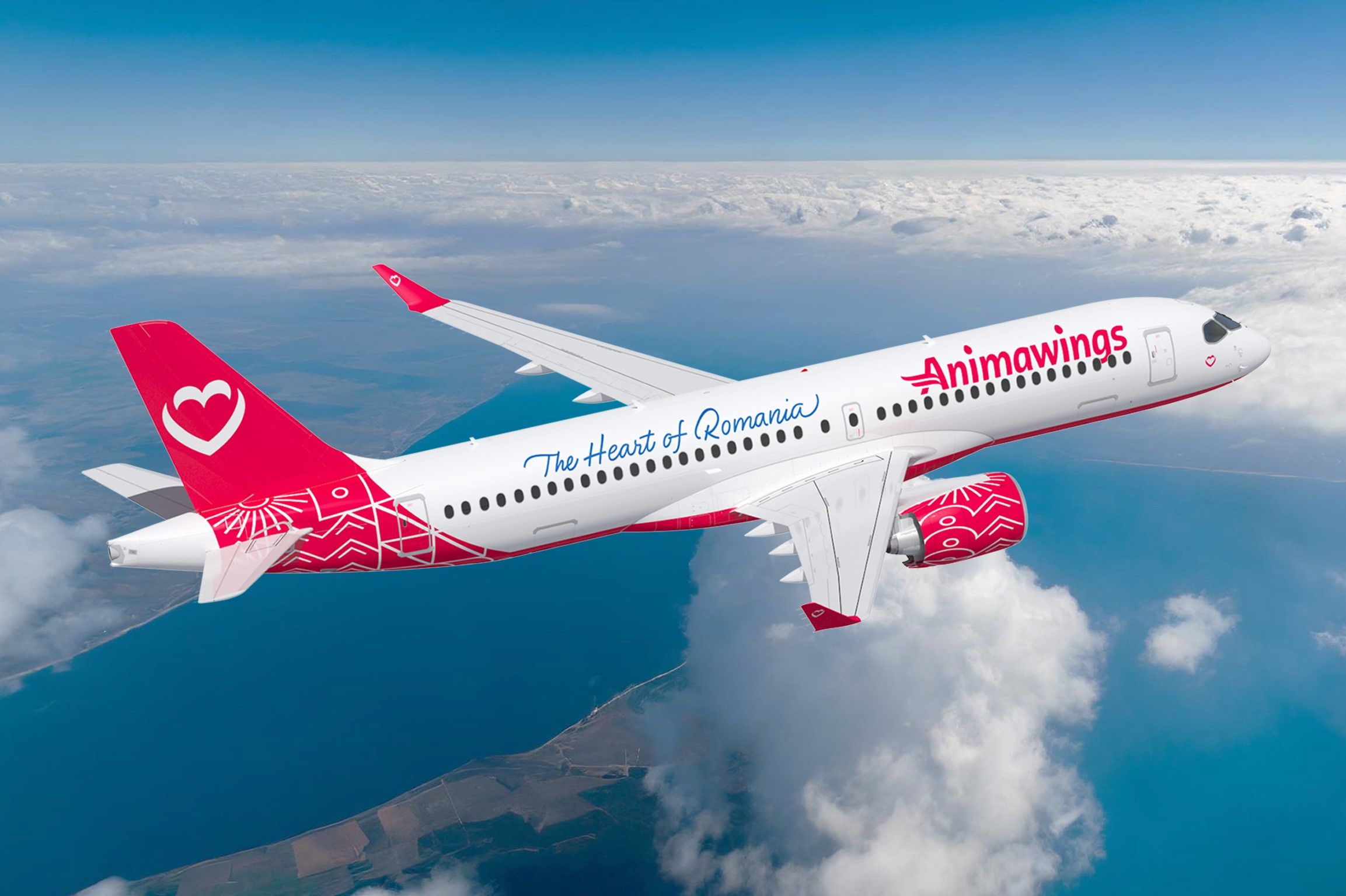 Romania's Animawings Takes Delivery of First A220-300 From Azorra