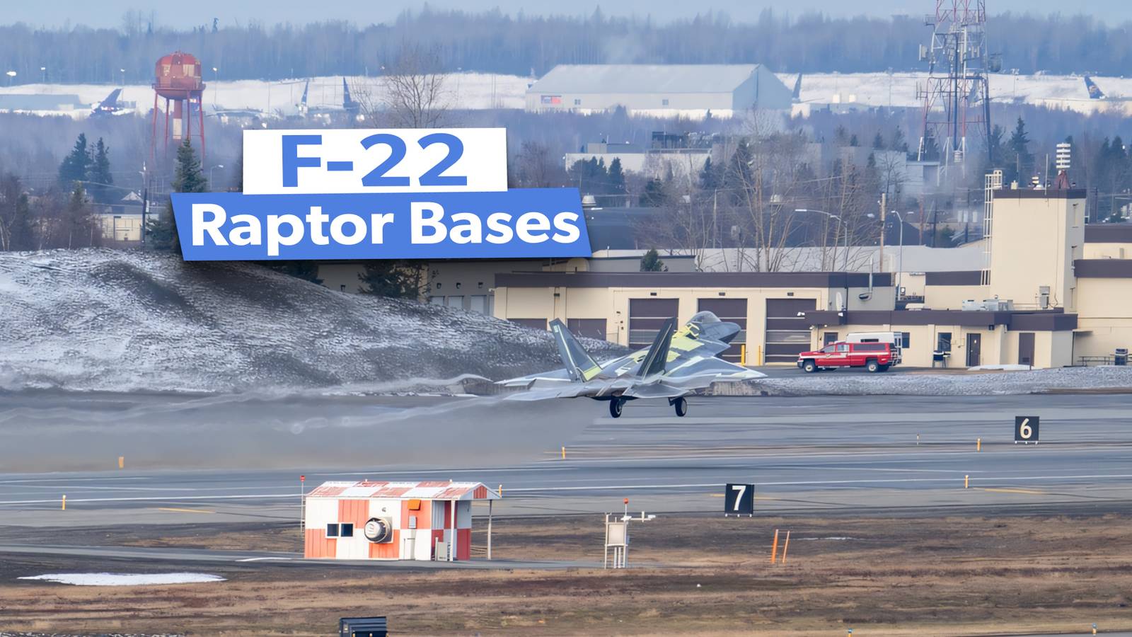 The US Air Force Bases Assigned F-22 Raptors