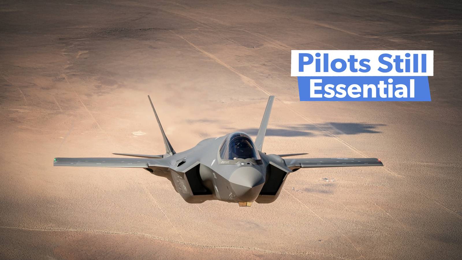 USAF General: Why AI-Piloted Fighter Jets Are Still "Centuries Away"