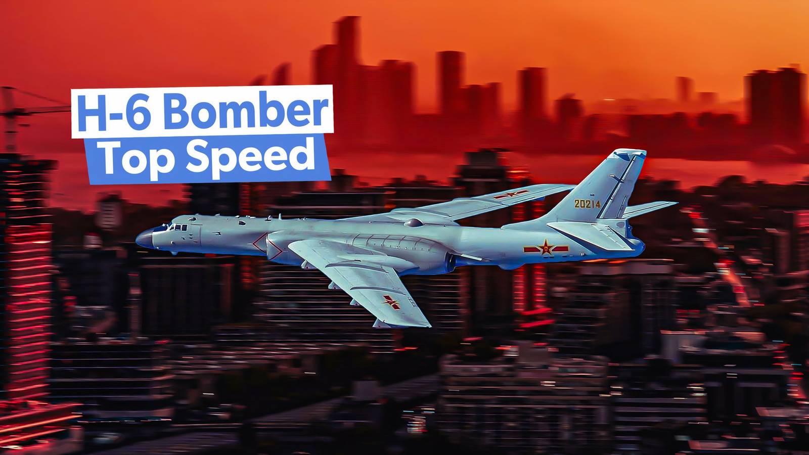 What Is The Top Speed Of China's H-6 Bomber?
