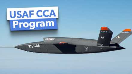 The XQ-58A Valkyrie demonstrator, a long-range, high subsonic unmanned air vehicle