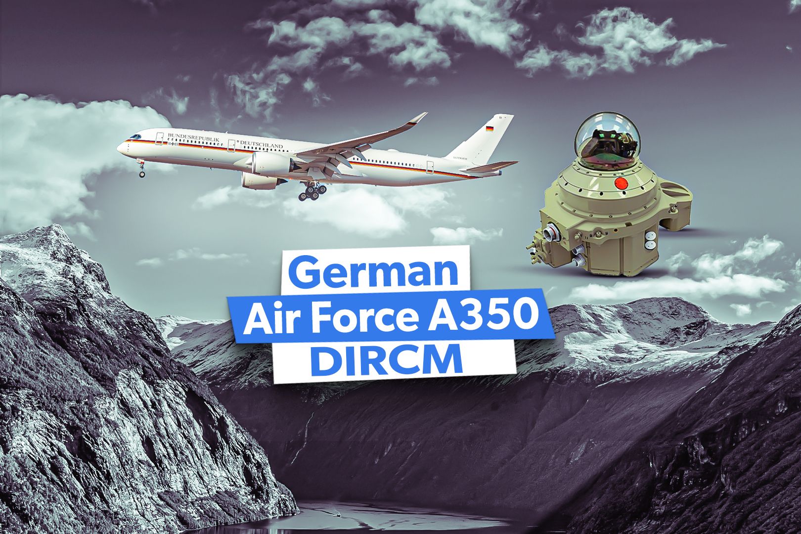 How The German Air Force Airbus A350's New J-MUSIC DIRCM System Works