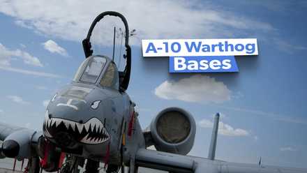 A-10 Warthog sits on the flightline at Kandahar Airfield, Afghanistan