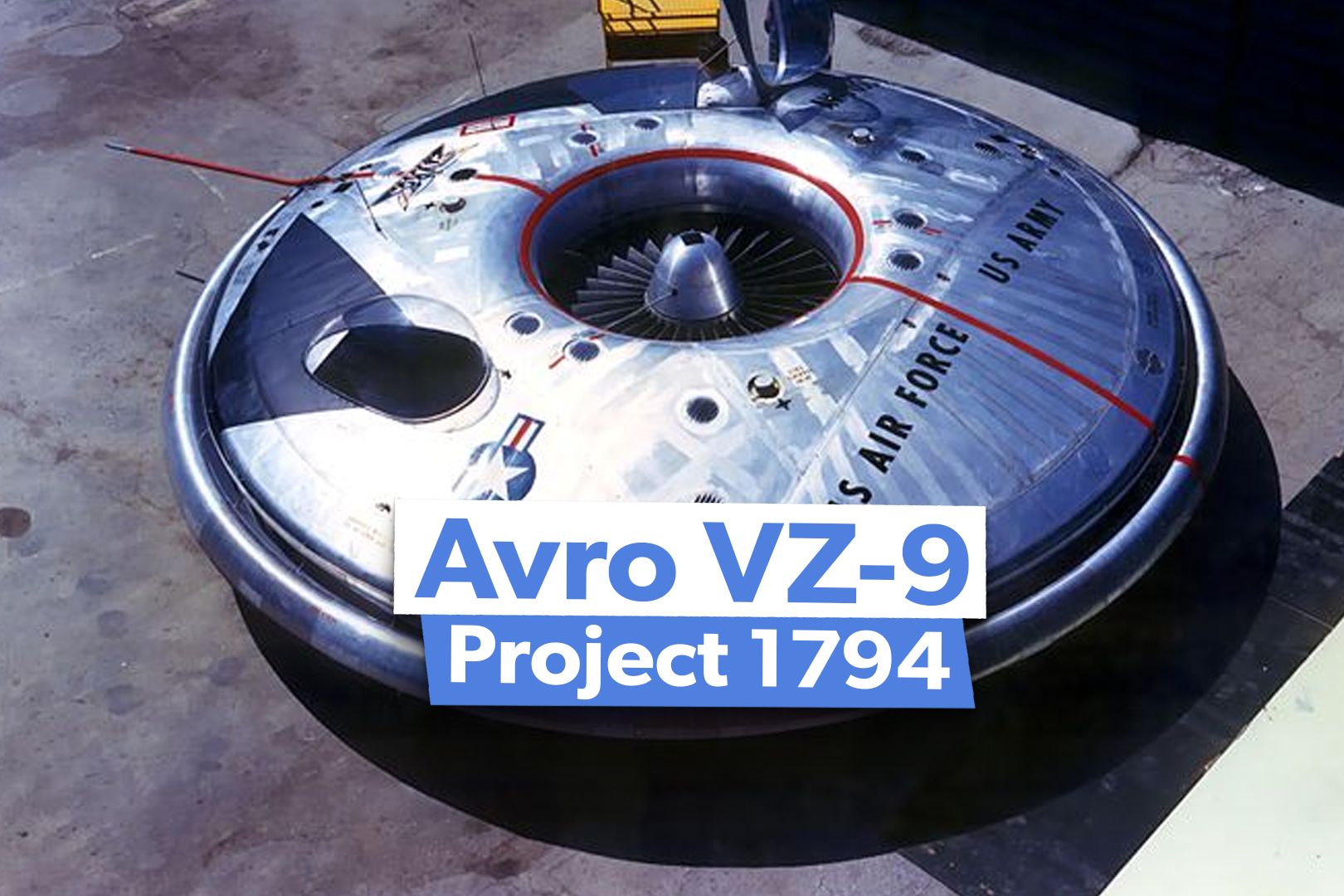 Project 1794: That Time The US Air Force Tried To Build A Flying Saucer
