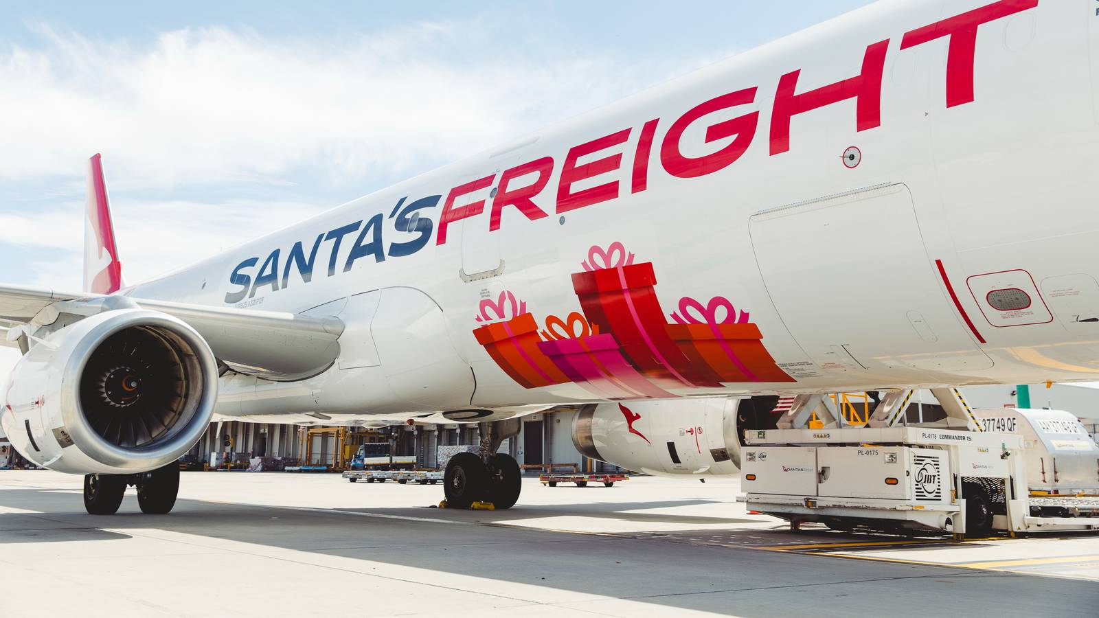 Qantas Santa's A321 Freighter Helps Shift 50,000 Tonnes This Festive Season
