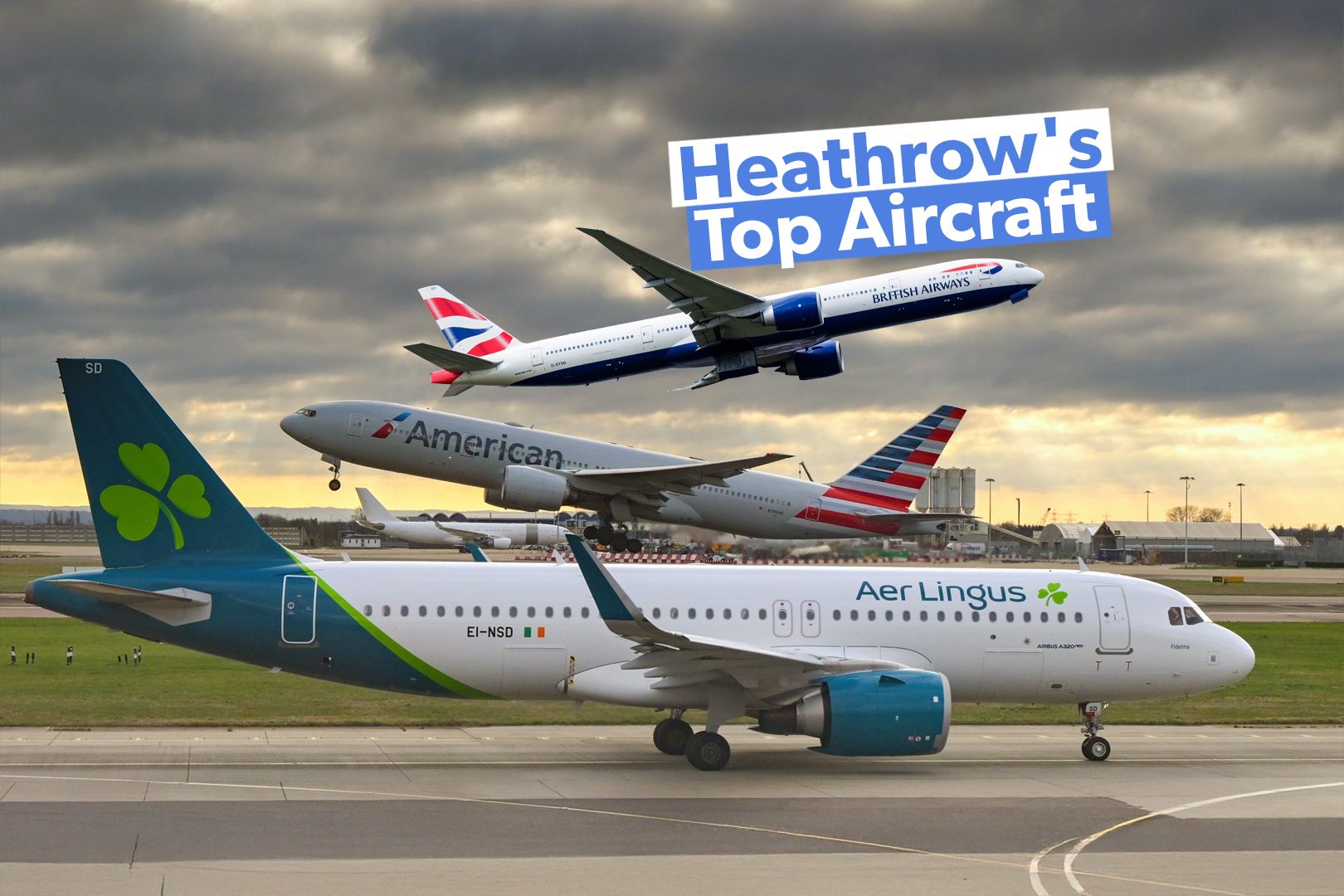 Examined: The Aircraft Families Operating The Most Flights At London Heathrow Airport This December