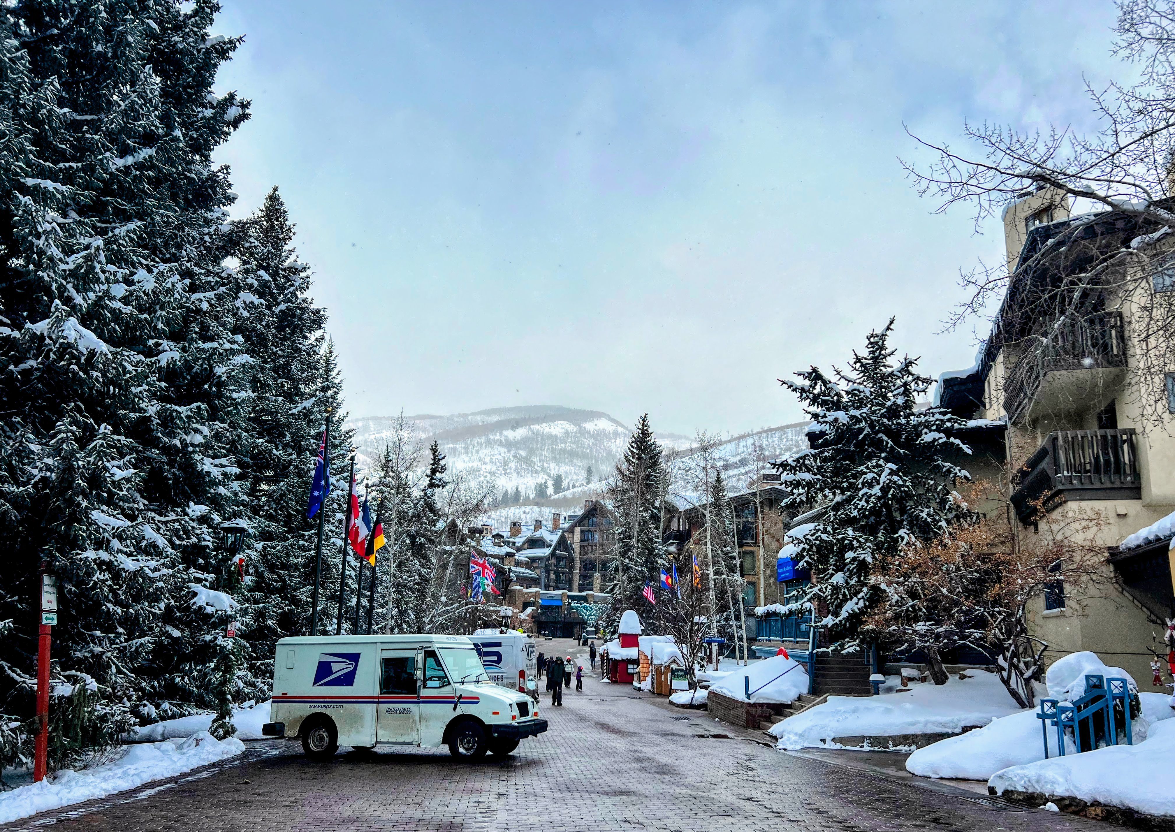 Vail is a popular ski resort near Eagle County Regional Airport (EGE) in Colorado 