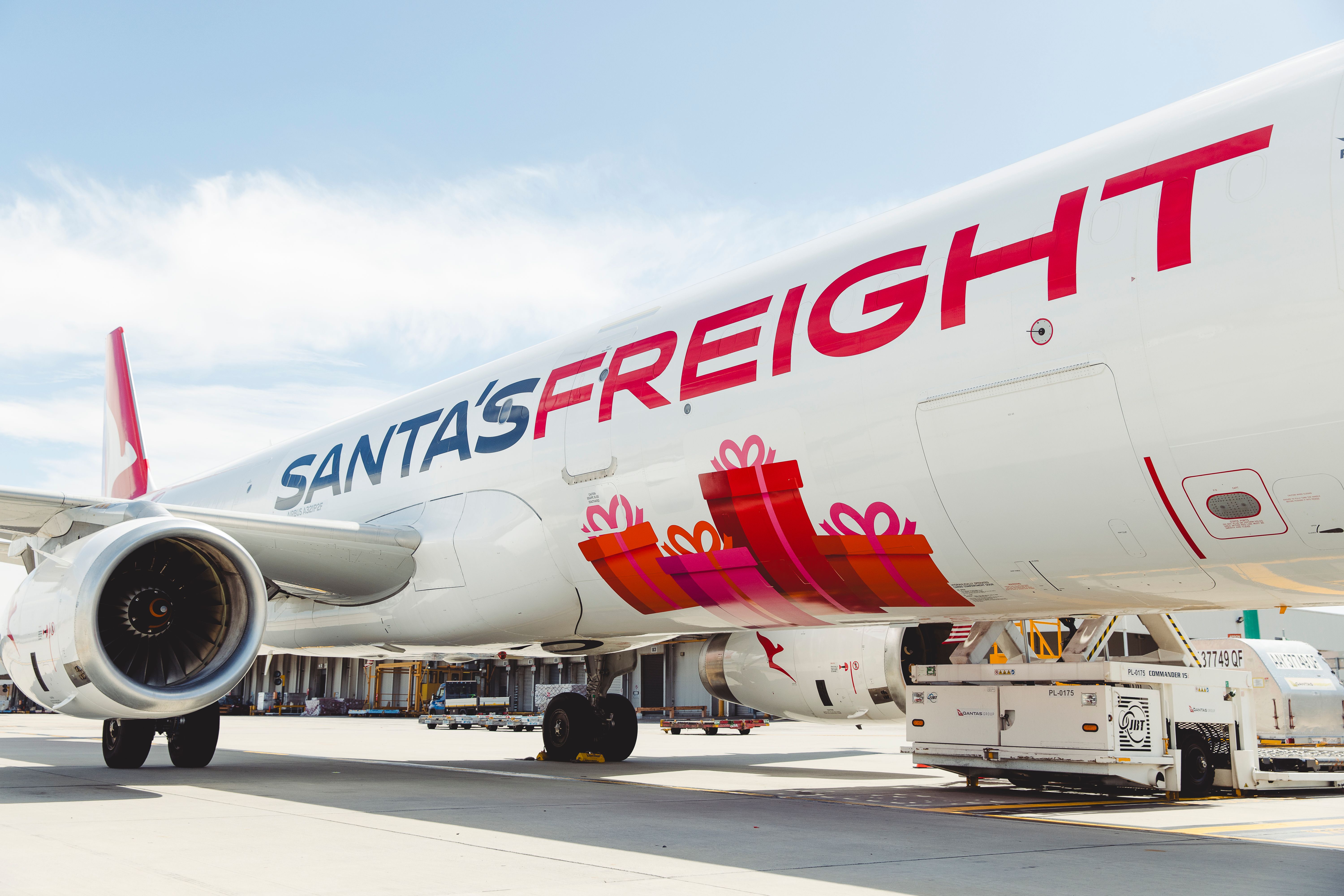 Qantas Santa's A321 Freighter Helps Shift 50,000 Tonnes This Festive Season