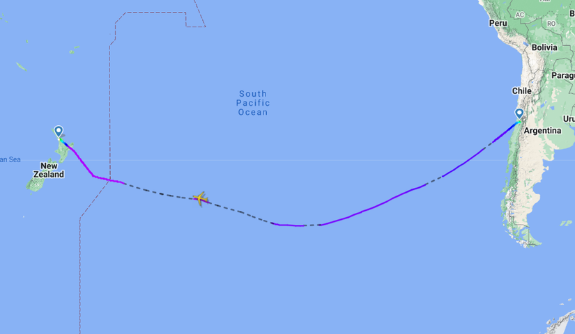 Transoceanic Flight Map Why Few Airlines Route Transoceanic Flights Along The Southern Hemisphere