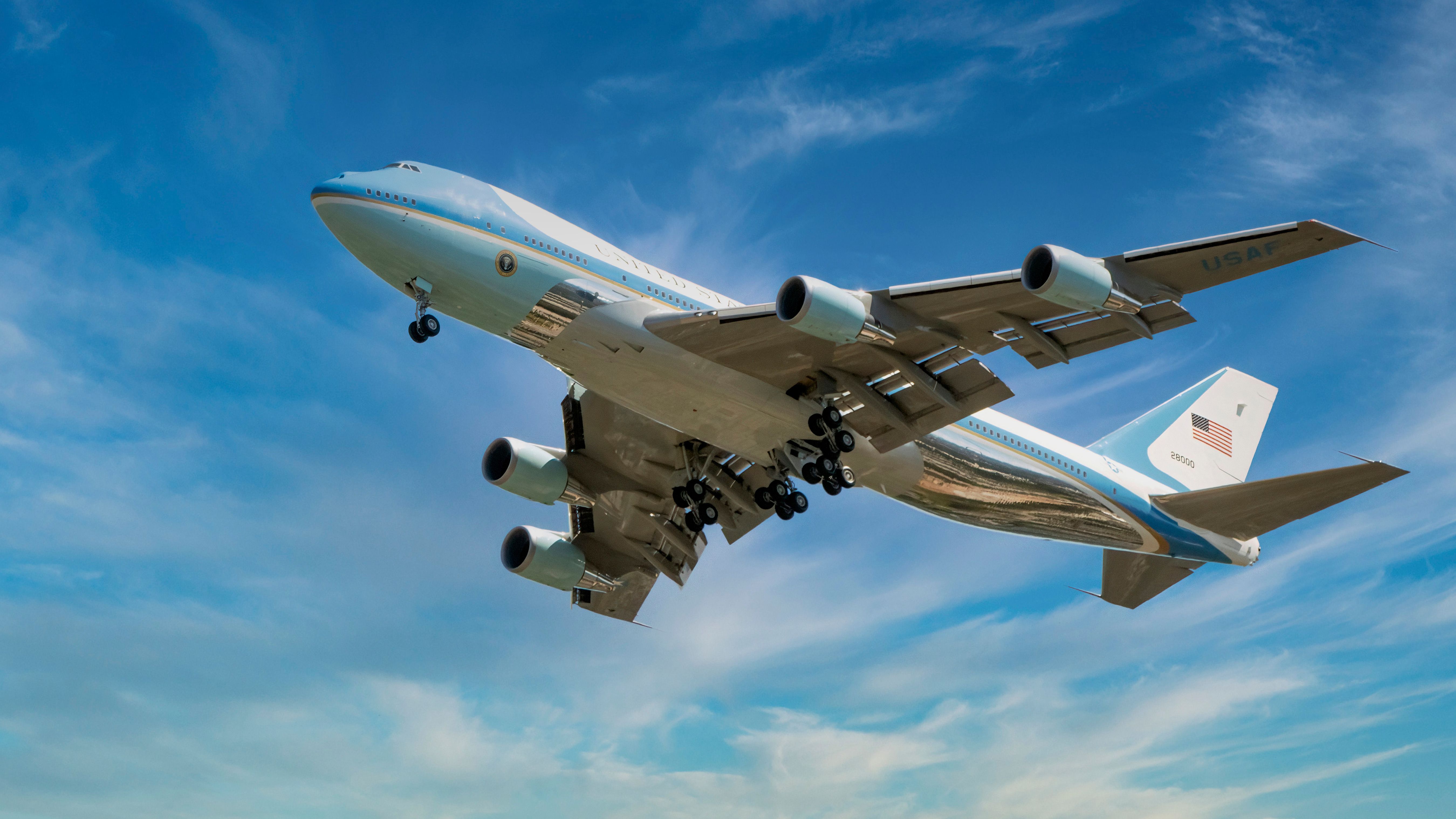 Air Force One Brings President Biden To Saint Croix USVI For