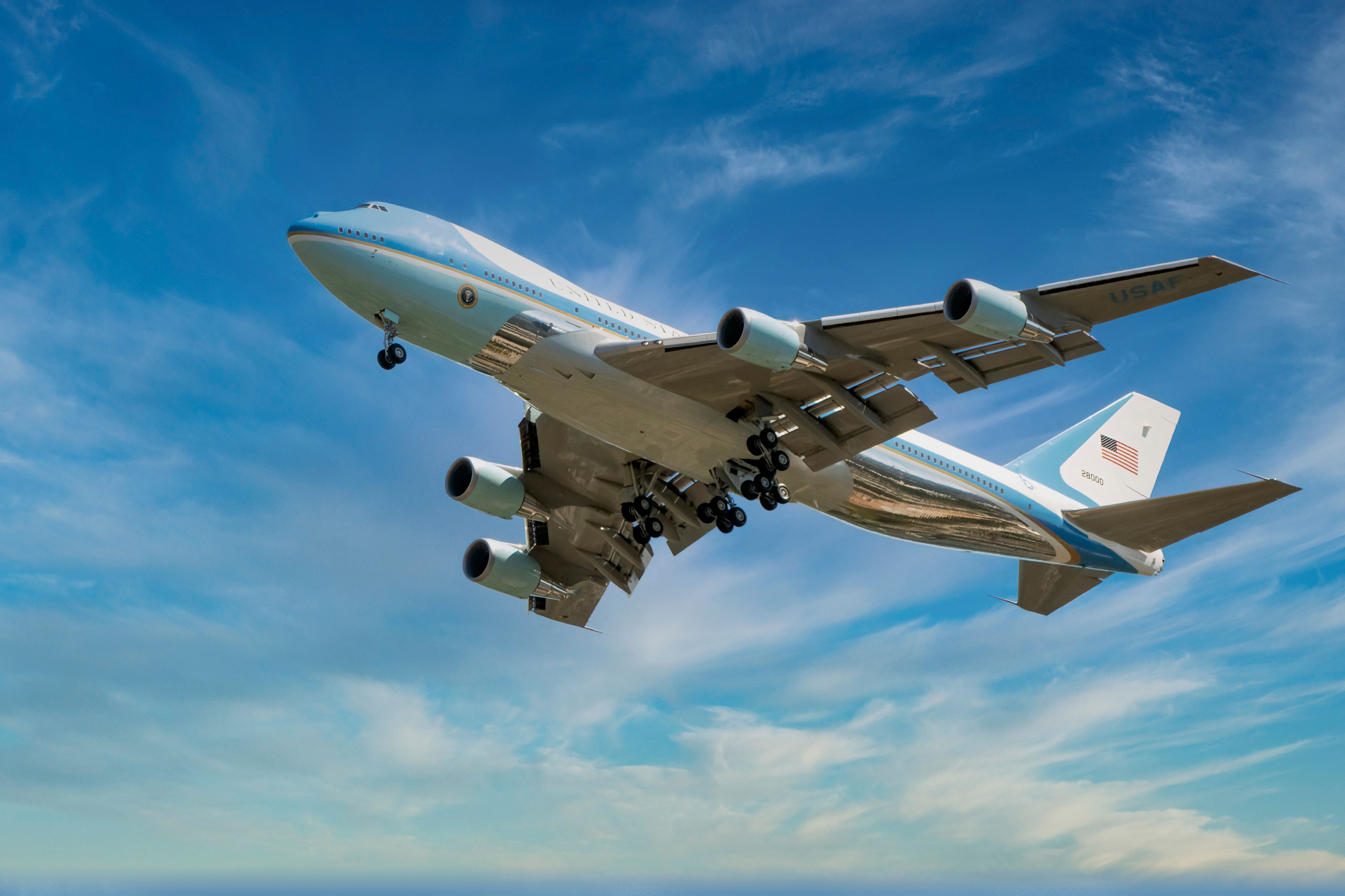Air Force One Brings President Biden To Saint Croix USVI For Holiday Break