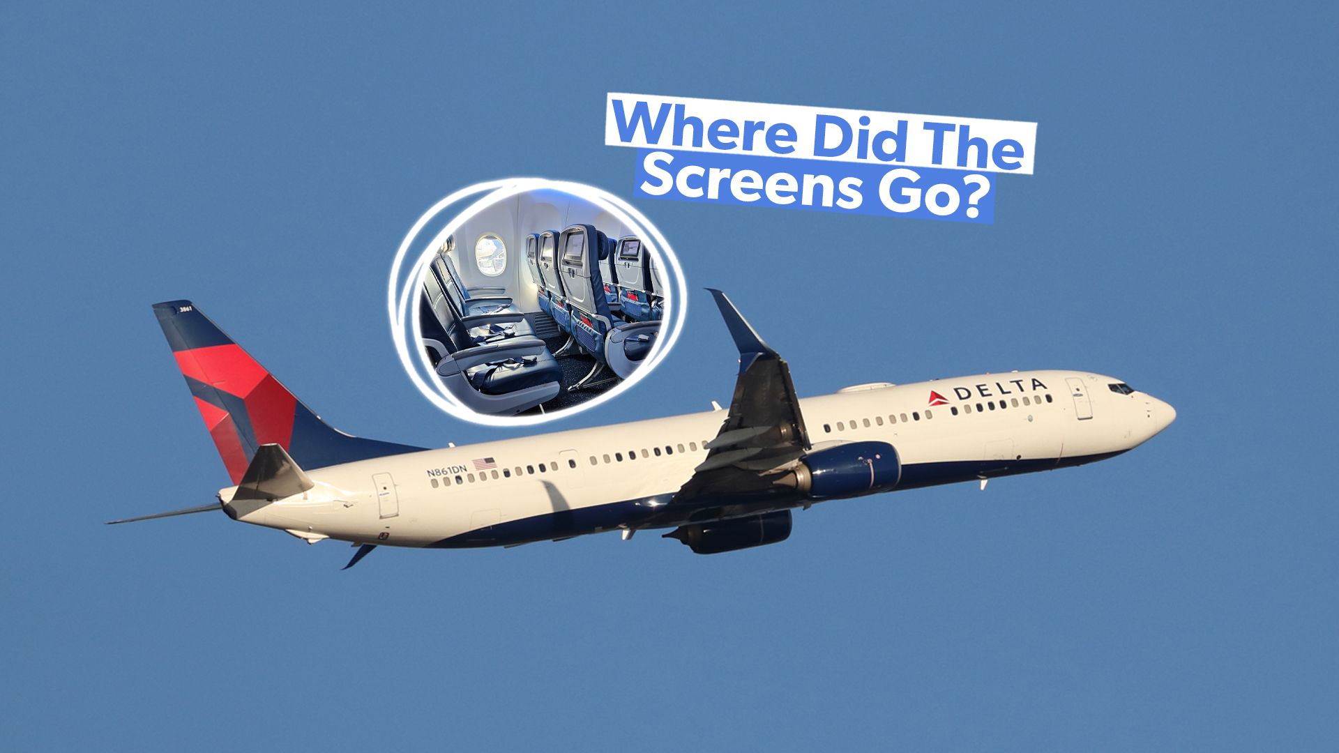 Dekatami です。 Some Delta Air Lines Boeing 737-900ERs Don't Have Seatback