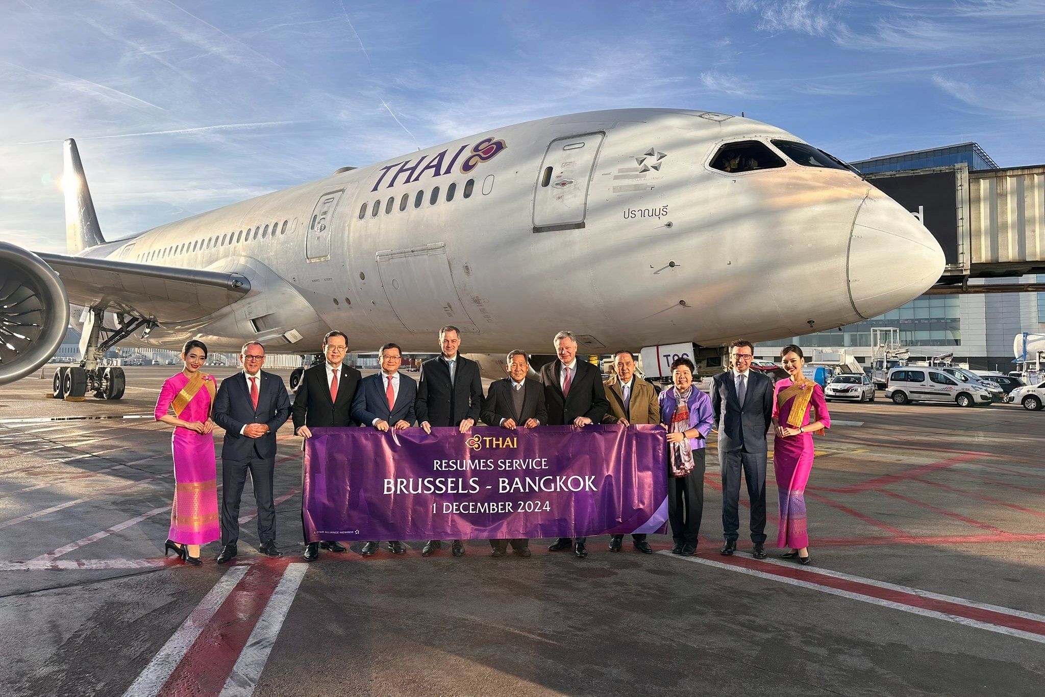 Thai Airways Now Serves 11 European Airports With Brussels Return