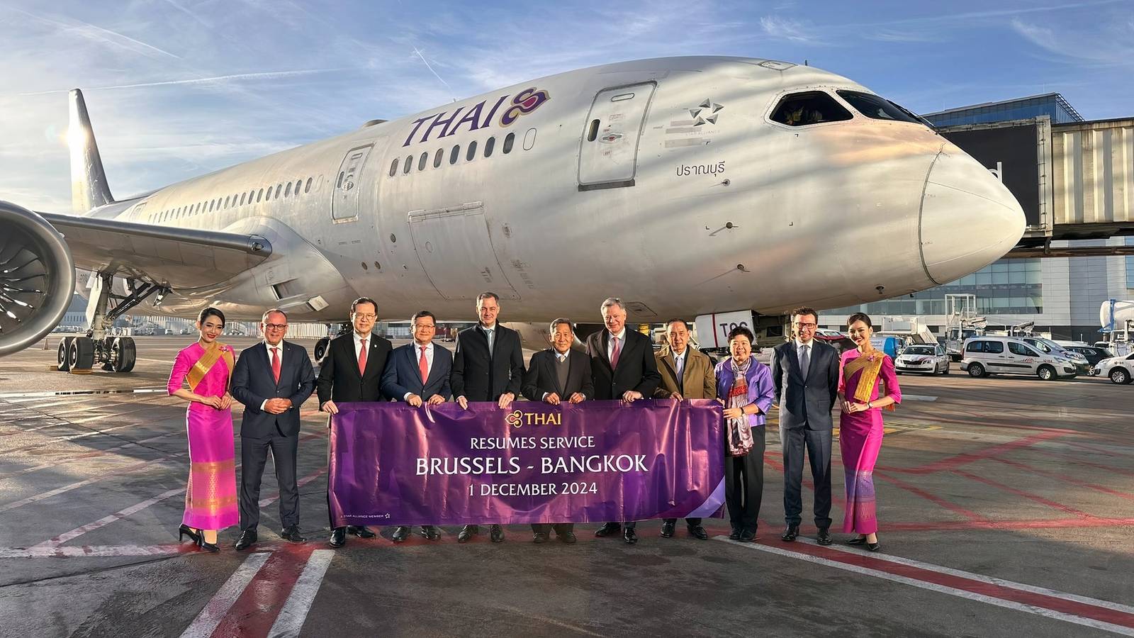 Thai Airways Now Serves 11 European Airports With Brussels Return